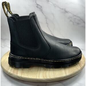 Dr. Martens Embury Black Leather Chelsea Boots Men’s Size 10 Women’s Size 11
